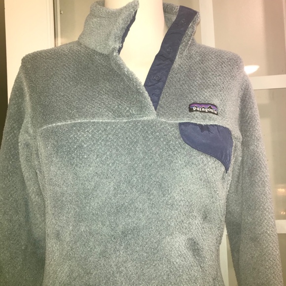 Patagonia shadow blue Re-tool snap T fleece pullover - Picture 6 of 16